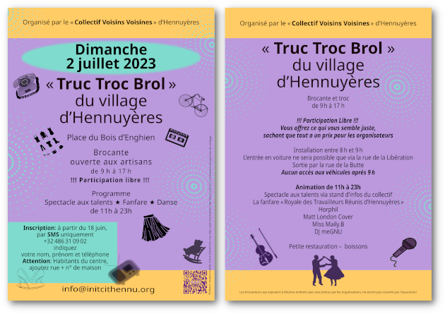 Flyer Truc Troc Brol 2023